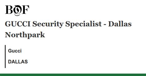 gucci security specialist salary|Gucci Security Officer Salaries .